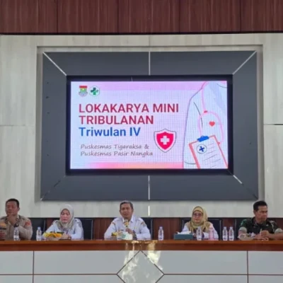 Puskesmas Tigaraksa dan Pasir Nangka Gelar Lokakarya Mini Tribulanan, Perkuat Sinergi Lintas Sektor
