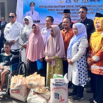 Wali Kota Serang Salurkan 179 Bantuan Sosial untuk Anak, Disabilitas, Lansia dan Kelompok Rentan