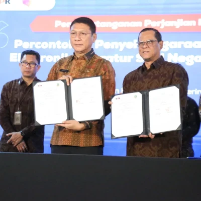 Pemprov Banten Perkuat Birokrasi Bersih, Teken MoU E-Learning Integritas ASN dengan KPK