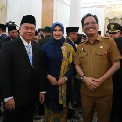 Sekda Kota Serang Hadiri Pelantikan 23 Pejabat Eselon II di Lingkungan Pemprov Banten