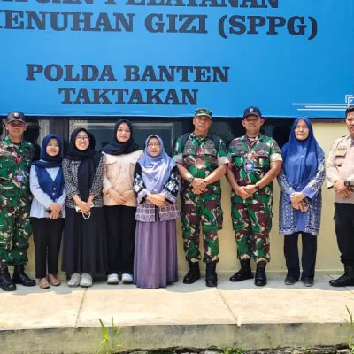 SPPG Polda Banten Dapat Apresiasi dari Pasis Dikreg Seskoad LXVI TA 2025