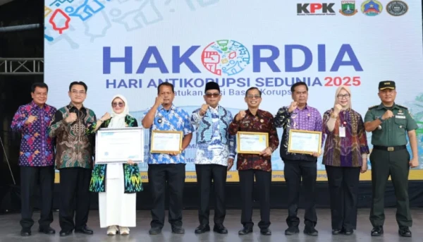 Bupati Tangerang Hadiri Peringatan Hakordia 2025 Tingkat Provinsi Banten