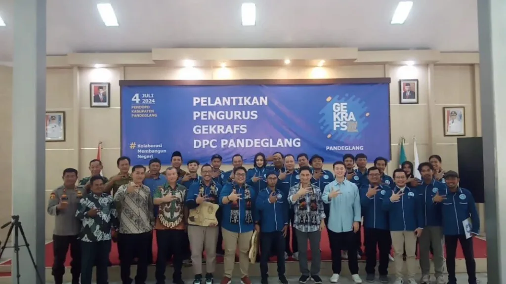 Gekrafs DPC Kabupaten Pandeglang Resmi Dilantik untuk Mendorong Kemajuan Ekonomi Kreatif