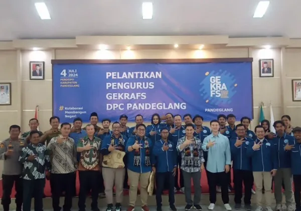 Gekrafs DPC Kabupaten Pandeglang Resmi Dilantik untuk Mendorong Kemajuan Ekonomi Kreatif