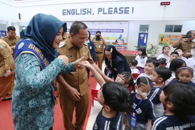 Pemkot Tangerang Bersama Dinas Kesehatan Luncurkan Pekan Imunisasi Nasional Polio untuk 245.257 Anak