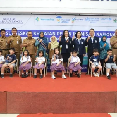 Dinas Kesehatan Kota Tangerang Gelar Pekan Imunisasi Polio di Sekolah-sekolah