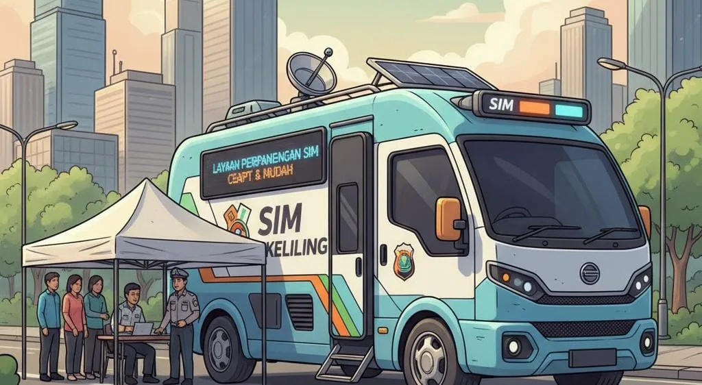 Dua Lokasi SIM Keliling di Kota Serang Hari Ini, Cek Jadwal dan Persyaratannya!