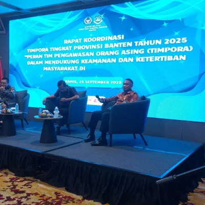 Kanwil Imigrasi Banten Gelar Rapat TIMPORA, Perkuat Sinergi Pengawasan Orang Asing