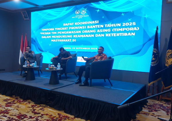 Kanwil Imigrasi Banten Gelar Rapat TIMPORA, Perkuat Sinergi Pengawasan Orang Asing