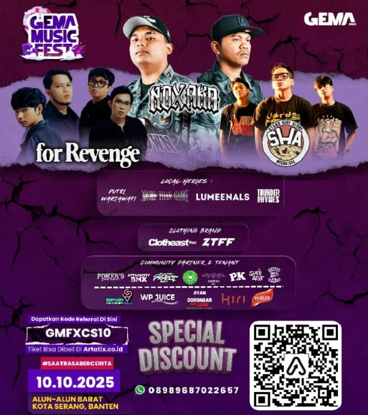 Gema Music Fest 2025: Energi, Kreativitas, dan Kolaborasi Anak Muda Banten