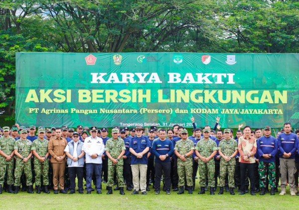TNI Turun Tangan, Tangsel Bergerak Bersih: Dari Pasar hingga Jalan Raya Disapu Serentak