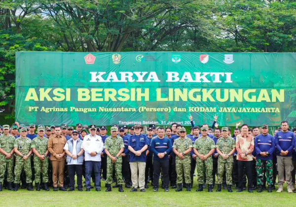 TNI Turun Tangan, Tangsel Bergerak Bersih: Dari Pasar hingga Jalan Raya Disapu Serentak