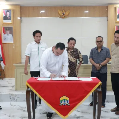 Pemkot Serang Gandeng PT Sauhbahtera Samudera Bangun Infrastruktur Jalan Melalui Program CSR