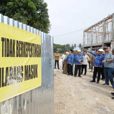 Gubernur Banten Tinjau Progres Pembangunan USB dan RKB di Kabupaten Tangerang