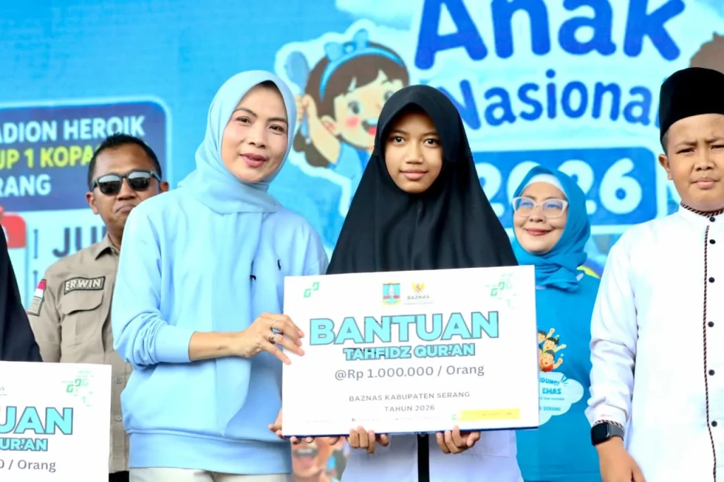 20 Ribu Anak Meriahkan Hari Anak Nasional 2026 Tingkat Kabupaten Serang