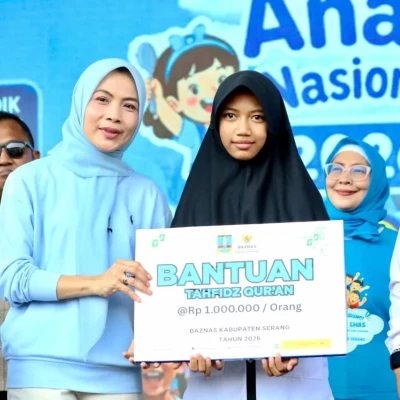20 Ribu Anak Meriahkan Hari Anak Nasional 2026 Tingkat Kabupaten Serang