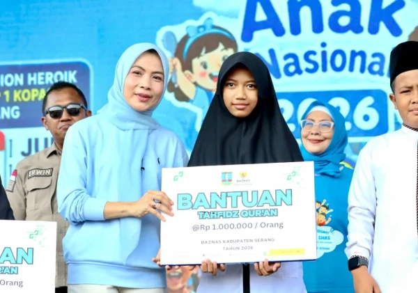 20 Ribu Anak Meriahkan Hari Anak Nasional 2026 Tingkat Kabupaten Serang
