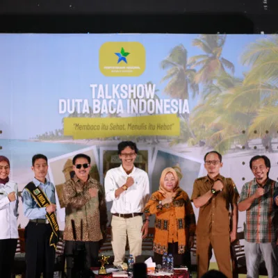 Tingkatkan Literasi Masyarakat, Perpusnas RI Gelar Talkshow Duta Baca Indonesia di Rumah Dunia-Banten