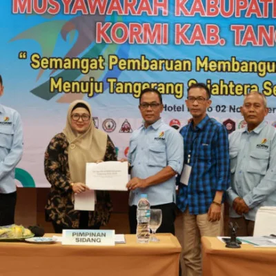 Wabup Intan Nurul Hikmah Terpilih Jadi Ketua KORMI Kabupaten Tangerang 2025–2029