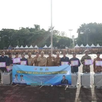Pemkot Serang Lepas 10 Keluarga Transmigran dan Tinjau Program Perbaikan RTLH