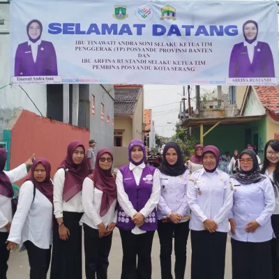 Ketua Tim Pembina Posyandu Banten Tinjau Penerapan Enam SPM di Kota Serang