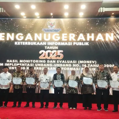 Komisi Informasi Umumkan Hasil Penilaian Keterbukaan Informasi Publik Tahun 2025
