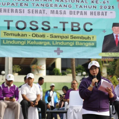 Kampanye Penuntasan TBC Warnai Peringatan HKN ke-61 di Kabupaten Tangerang