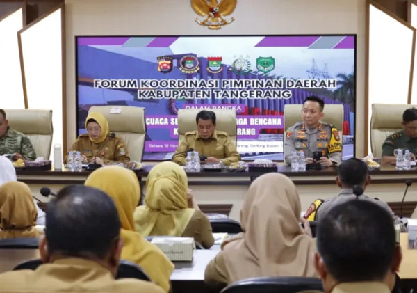 Pemkab Tangerang Gelar Rakor Darurat Antisipasi Cuaca Ekstrem Akhir 2025