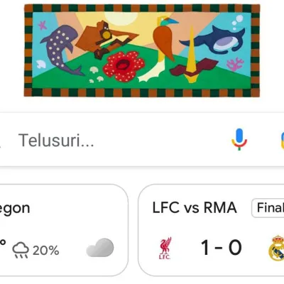 Doodle Google Hari Ini Rayakan Hari Cinta Puspa dan Satwa Nasional