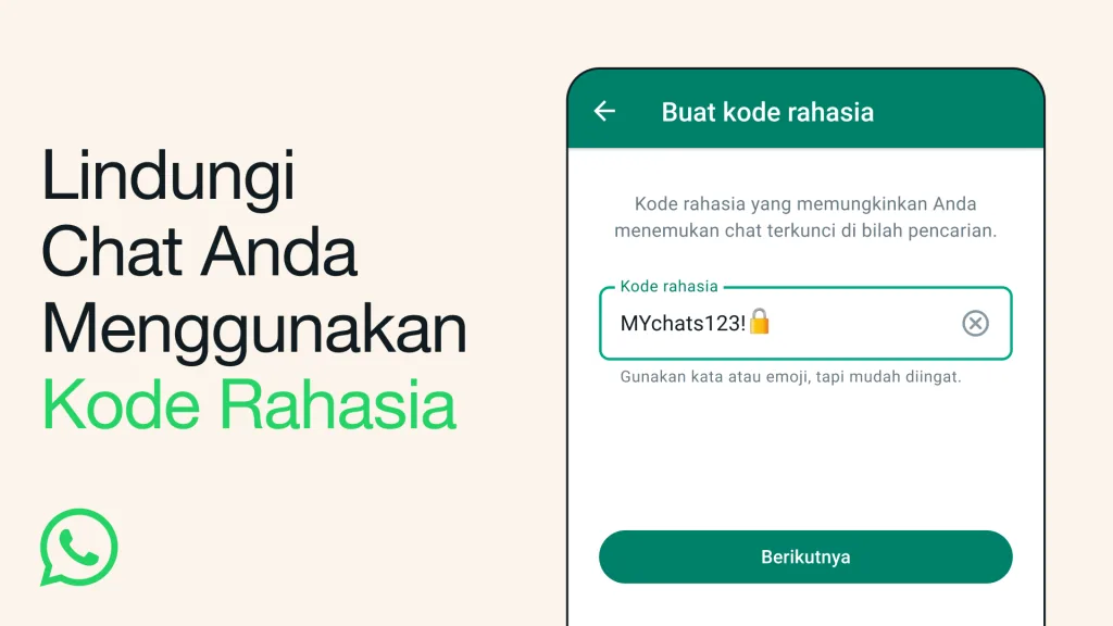 Ini Fitur Terbaru Whatsapp, Cara Mengunci Obrolan Pribadi Menggunakan Kode Rahasia.