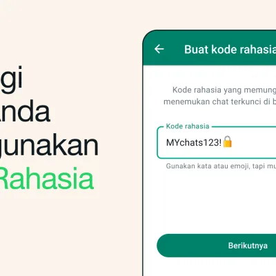 Ini Fitur Terbaru Whatsapp, Cara Mengunci Obrolan Pribadi Menggunakan Kode Rahasia.
