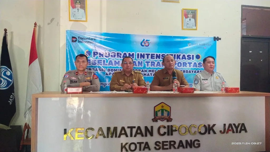 Pemkot Serang dan Jasa Raharja Gelar Program Intensifikasi Keselamatan Transportasi