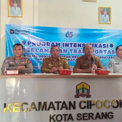 Pemkot Serang dan Jasa Raharja Gelar Program Intensifikasi Keselamatan Transportasi