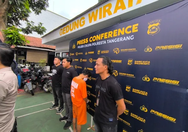 Polsek Cikupa Tangkap Pria Miliki 18,79 Gram Sabu