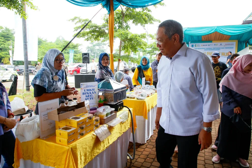 Wali Kota Tangsel Gelar Gerakan Pangan Murah Jaga Kestabilan Harga Jelang Nataru
