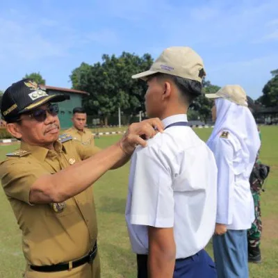 1.000 Pelajar se-Kota Tangerang Deklarasikan Anti Tawuran di Lapangan Yonif Mekanis 203/AK