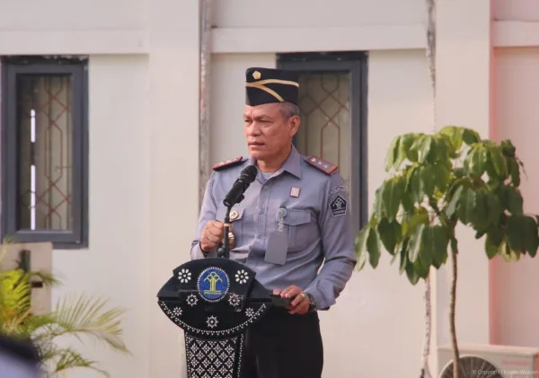 Kemenkum Banten Tekankan Disiplin, Komunikasi, dan Kolaborasi dalam Apel Pagi