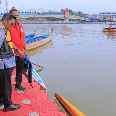 Wakil Wali Kota Tangerang Tinjau Persiapan Lomba Dragon Boat dan Festival Band Pelajar di Cisadane Digital Festival 2025