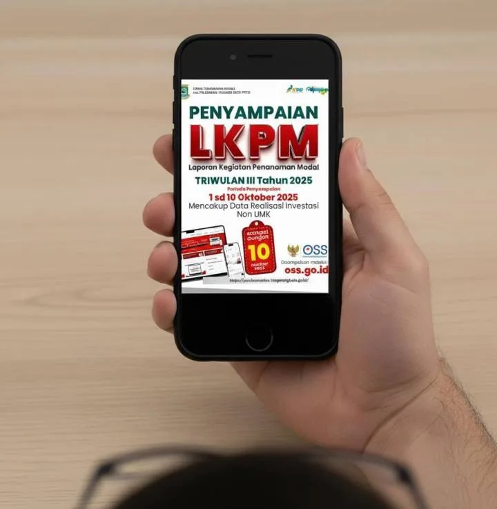 Pemkot Tangerang Imbau Pelaku Usaha Segera Laporkan LKPM Triwulan III 2025