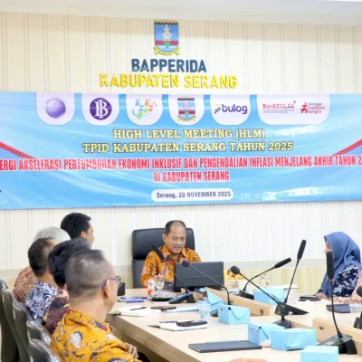 Stok Pangan Kabupaten Serang Aman Menjelang Akhir 2025, TPID Fokus Kendalikan Inflasi