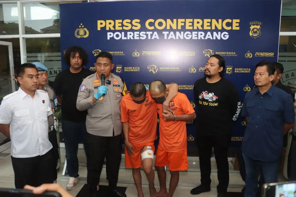 Polresta Tangerang Ringkus Dua Pelaku Curanmor Bersenjata Api, Residivis Antarwilayah