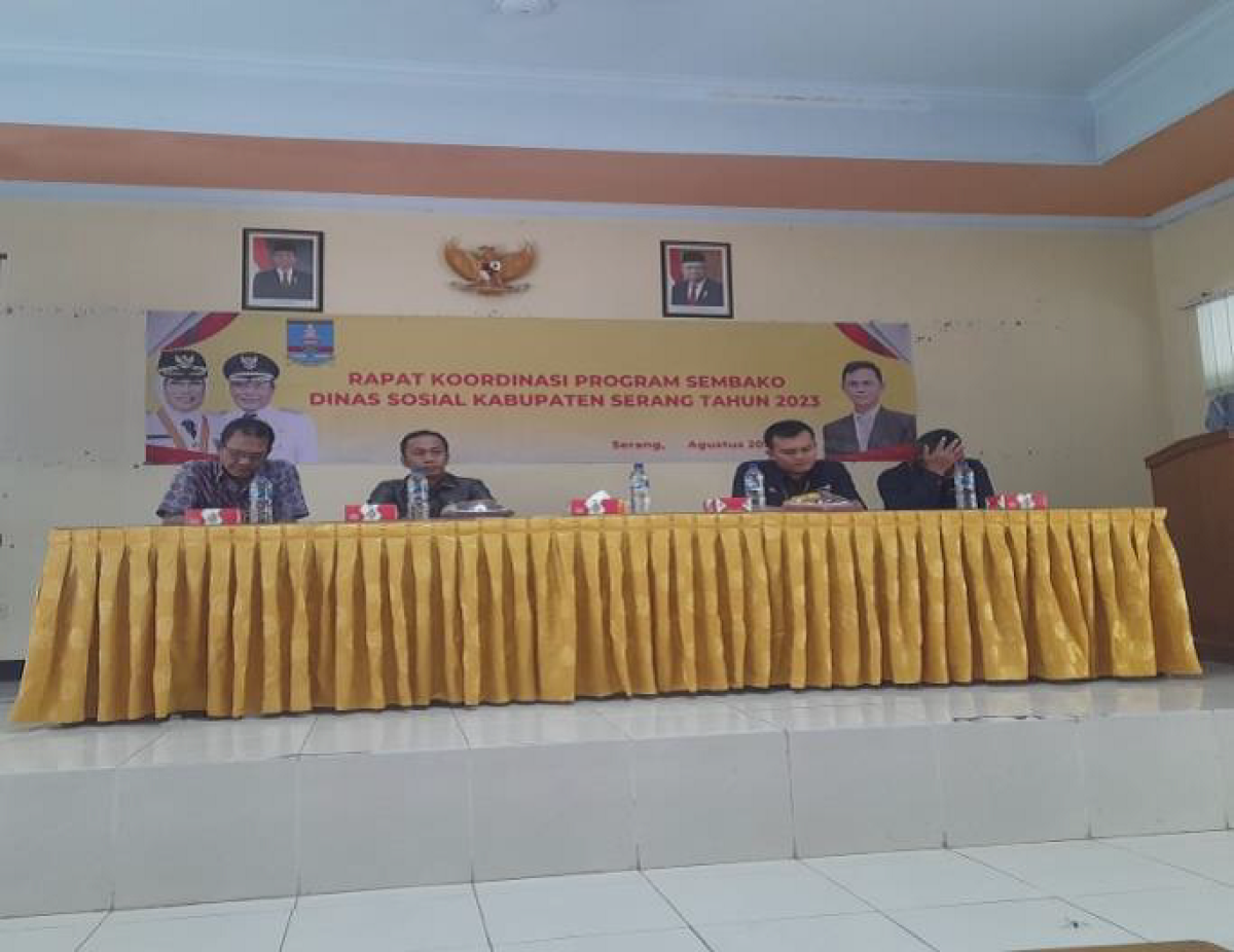 Dinas Sosial Kabupaten Serang Senantiasa Mendampingi Program Perlindungan dan Jaminan Sosial untuk Masyarakat Miskin