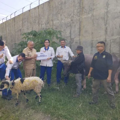 Forum Industri Kepuh Gunung Sugih Kontribusikan Hewan Qurban Ke Masyarakat.
