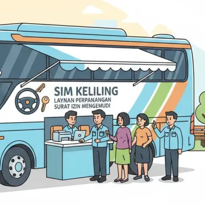 Layanan SIM Keliling Hari Ini Hadir di Dua Lokasi di Serang, Warga Diimbau Datang Lebih Awal