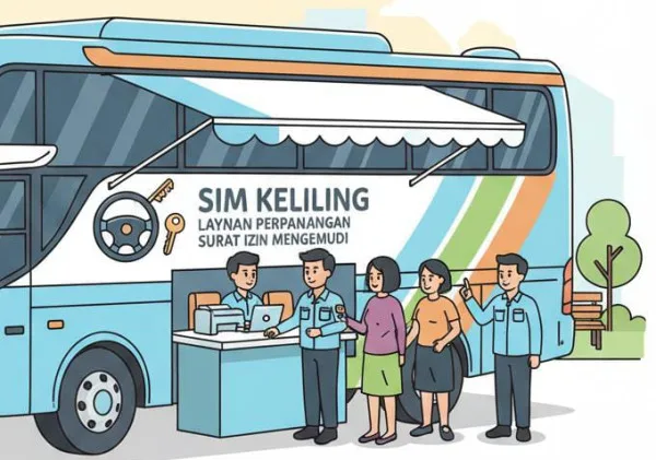 Layanan SIM Keliling Hari Ini Hadir di Dua Lokasi di Serang, Warga Diimbau Datang Lebih Awal