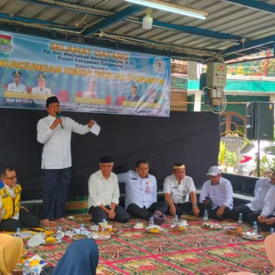Bupati Tangerang Tinjau Pembangunan Infrastruktur dan Serap Aspirasi di Kelurahan Kutajaya