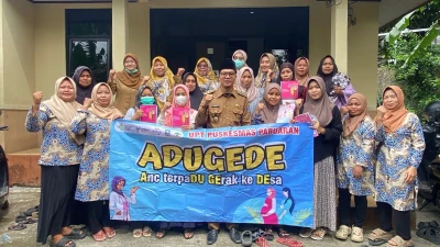 Pemdes Sindangheula Dampingi Kegiatan Adugede untuk Tingkatkan Pelayanan Kesehatan Ibu Hamil