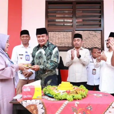 Bupati Tangerang Resmikan Gedung SDN Pancar Budaya di Teluknaga Saat Peringatan Maulid Nabi