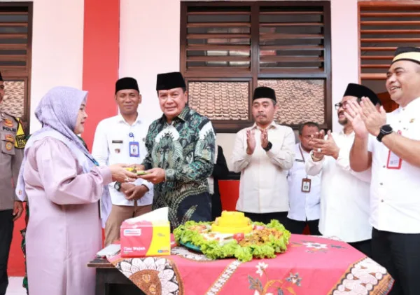 Bupati Tangerang Resmikan Gedung SDN Pancar Budaya di Teluknaga Saat Peringatan Maulid Nabi