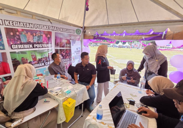 Puskesmas Kosambi Buka Layanan Cek Kesehatan Gratis di HKN ke-61